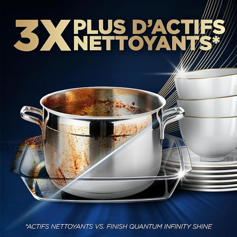 Combo 3 túi 85 viên Finish Ultimate Plus 2025 hương chanh, chuẩn châu Âu, siêu cao cấp, 14x tính năng/viên, dùng cho máy rửa chén 13-15 bộ